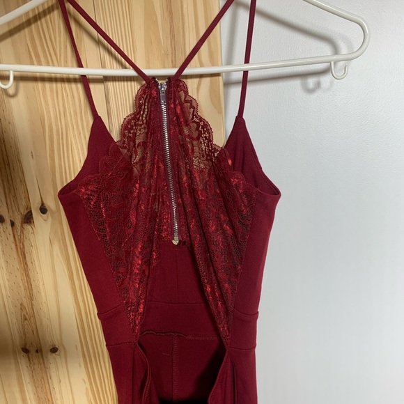 Lace Back Jumpsuit - Picture 3 of 6